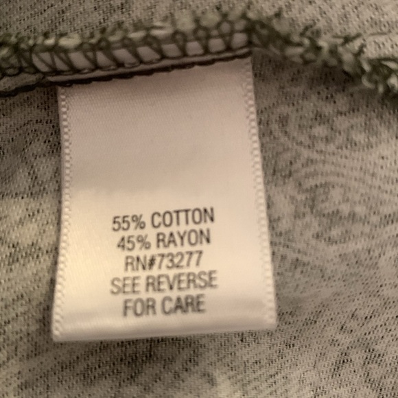 Croft & Barrow, Button Down Blouse with Convertible Sleeves, size 1X, EUC - Picture 9 of 9